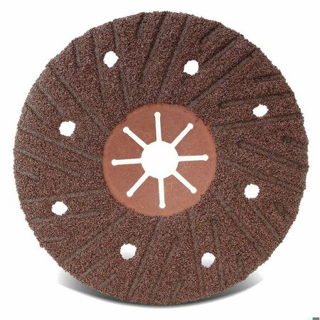 CGW ABRASIVES Type 29 Flat Economy Semi-Flex Coated Abrasive Depressed Center Disc, 7 in Dia, 36 Grit, Medium Grad 36237